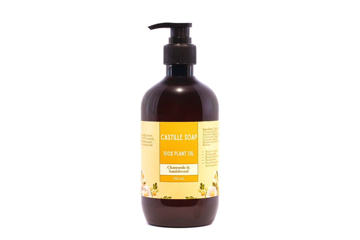 Castille Soap - Pure Plant Oil base - Biodegradable suds