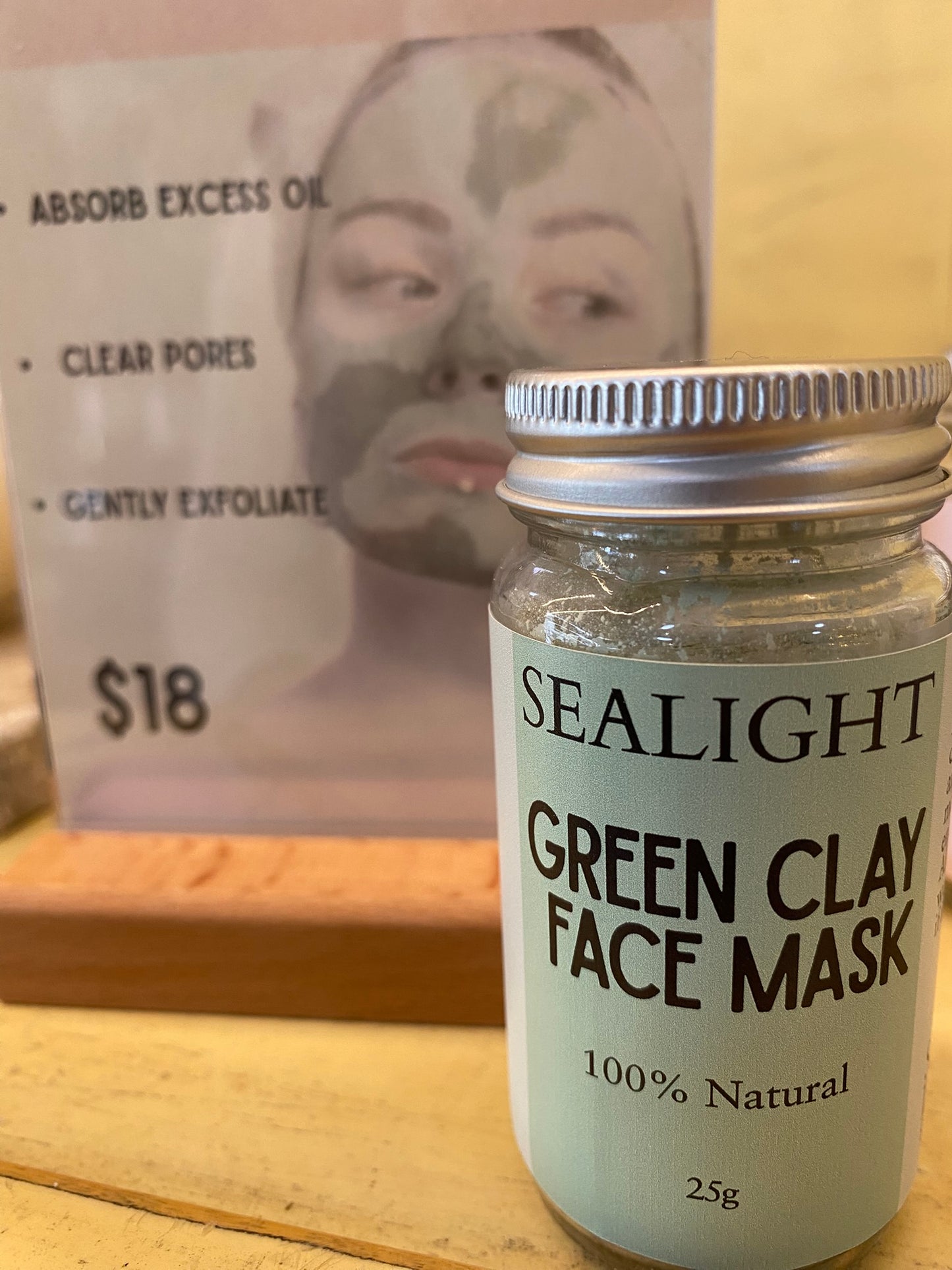 Clay Face Mask - French Green Clay