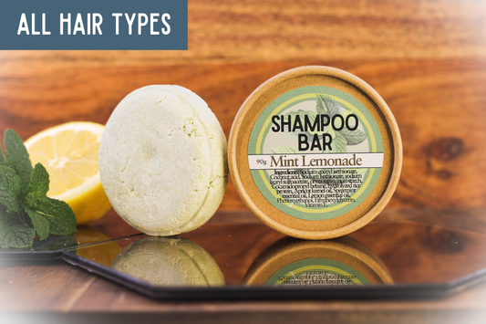 XL Shampoo Bar - Mint Lemonade - 50 washes ~ Solid Shampoo
