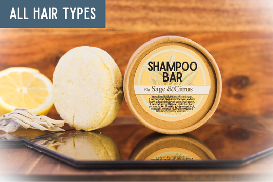XL Shampoo Bar ~ Sage & Citrus ~ Solid Shampoo ~ 50 washes