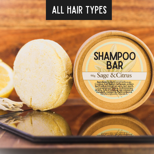 XL Shampoo Bar ~ Sage & Citrus ~ Solid Shampoo ~ 50 washes