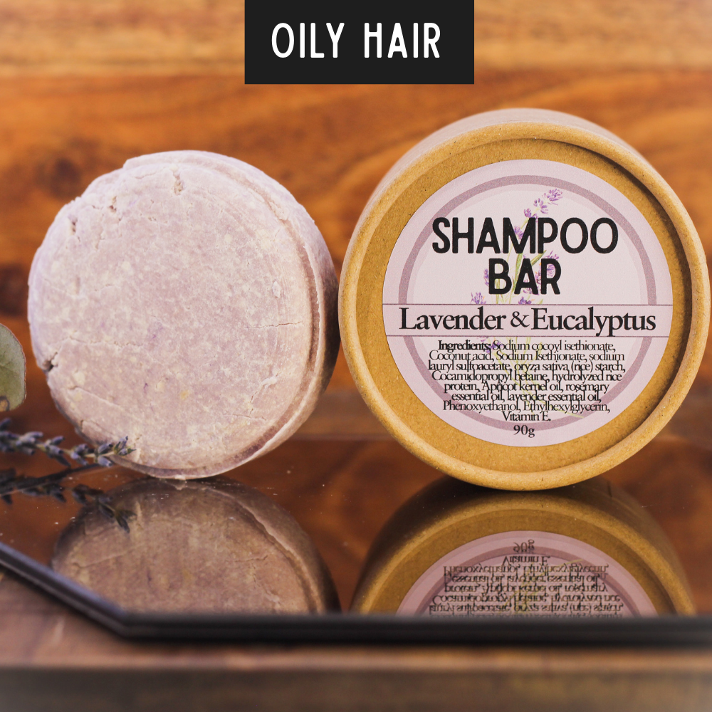XL Shampoo Bar - Lavender & Eucalyptus - 50 washes ~ Solid Shampoo