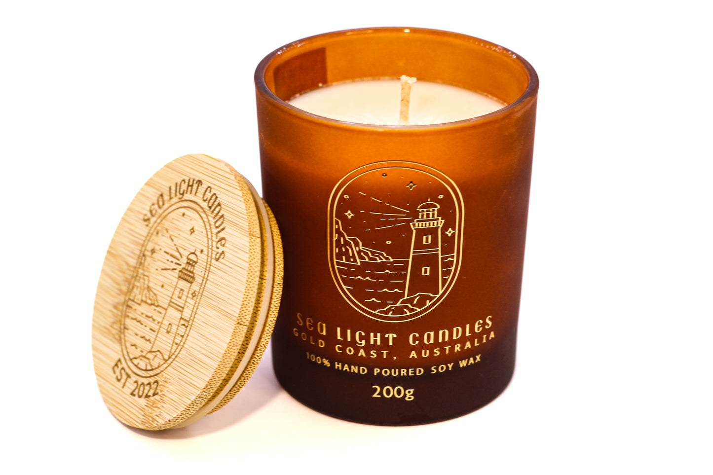 Lighthouse Jar - Single Wick Candle - 40 hour candle