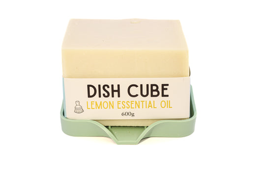 Dish Block - Big Block Dish Cube - Lemon - Coconut Oil Dish Soap