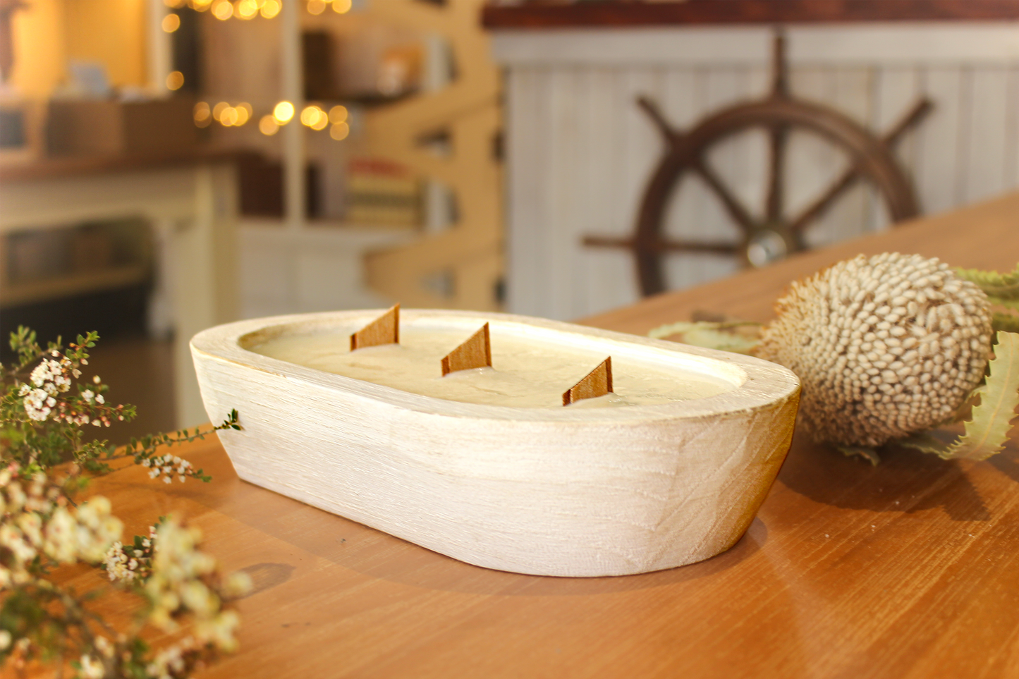 Doughbowl Candle - Crème Caramel - "Into the Deep" - 80 hours