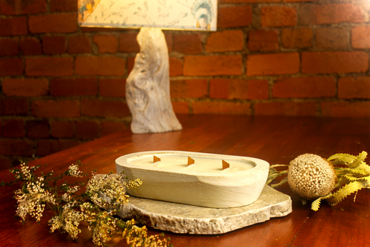 Doughbowl Candle - Olive Leaf & Thyme - "Turn the Tide" - 80 hours