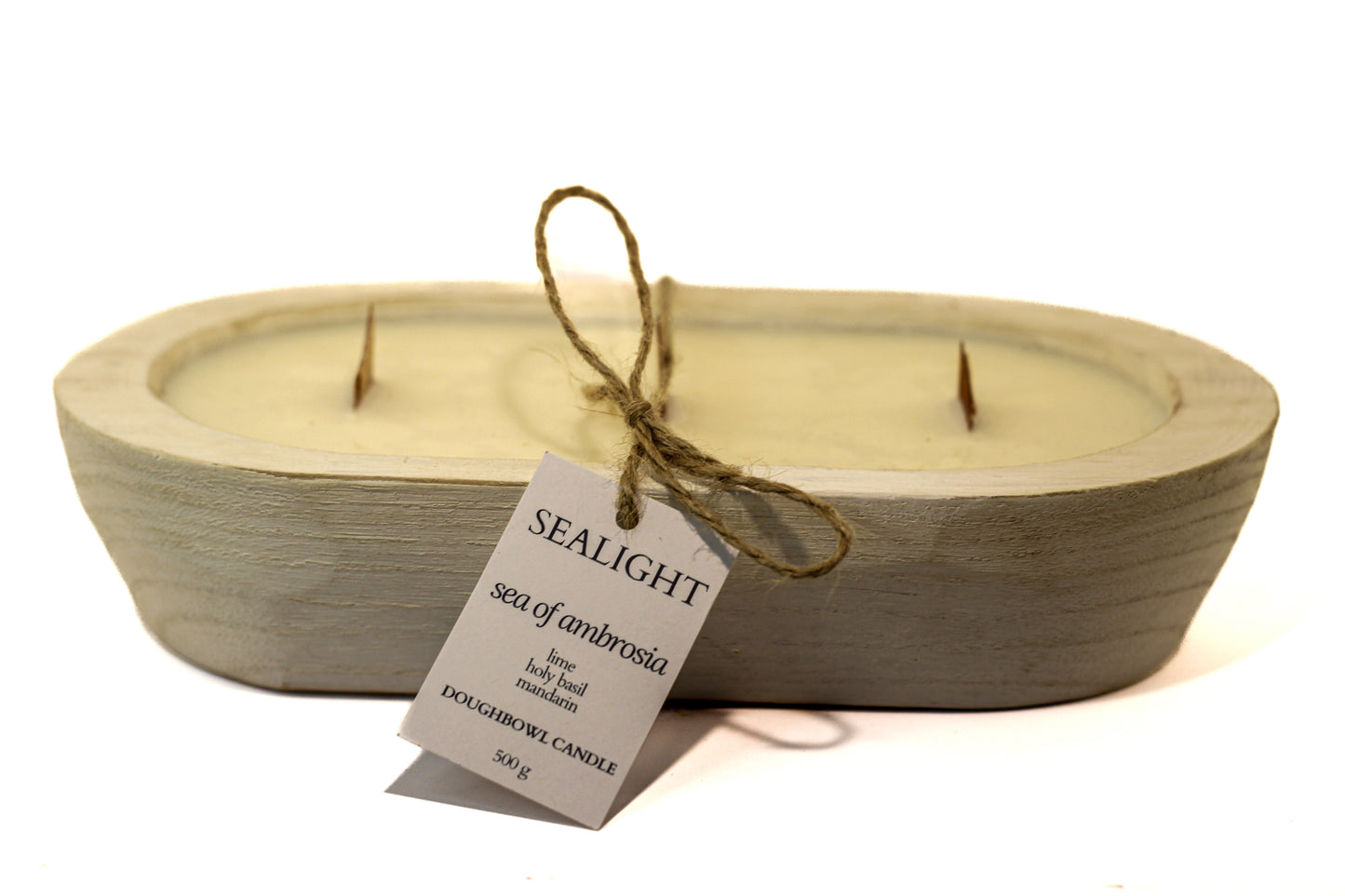 Doughbowl Candle - Lime Basil Mandarin - "Sea of Ambrosia" - 80 hours