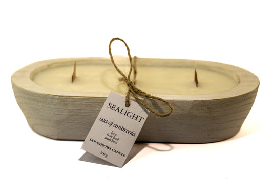 Doughbowl Candle - Lime Basil Mandarin - "Sea of Ambrosia" - 80 hours