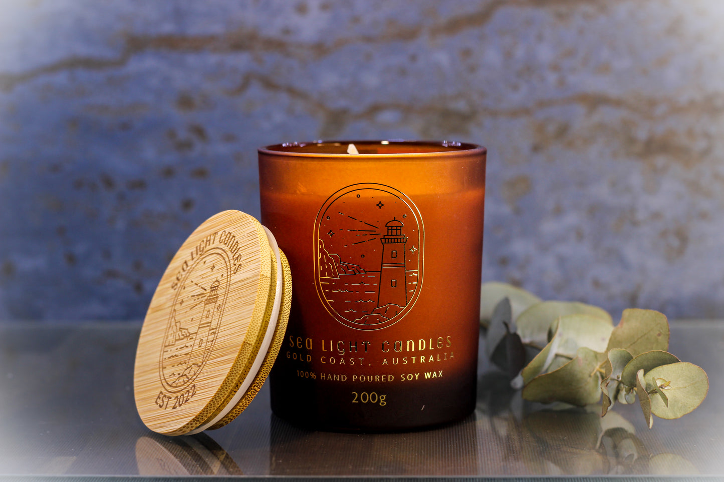 Lighthouse Jar - Single Wick Candle - 40 hour candle