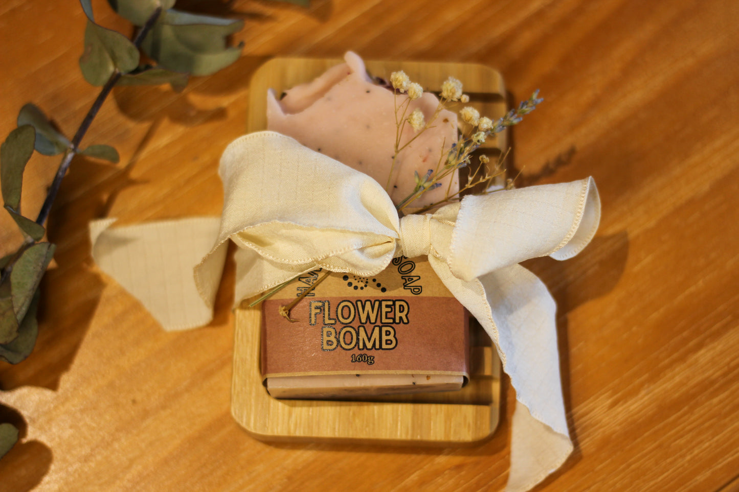 Soap + Bamboo Dish Gift Pack