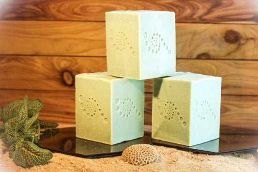 Sage & Mint Shower Blocks - Big Blocks - Soap Cubes