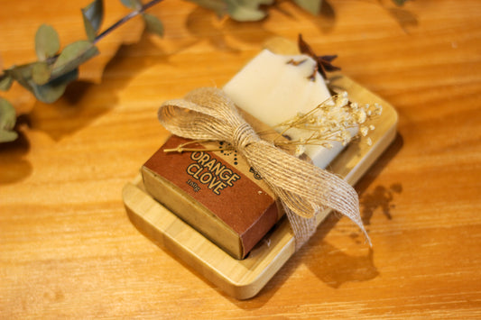 Soap + Bamboo Dish Gift Pack
