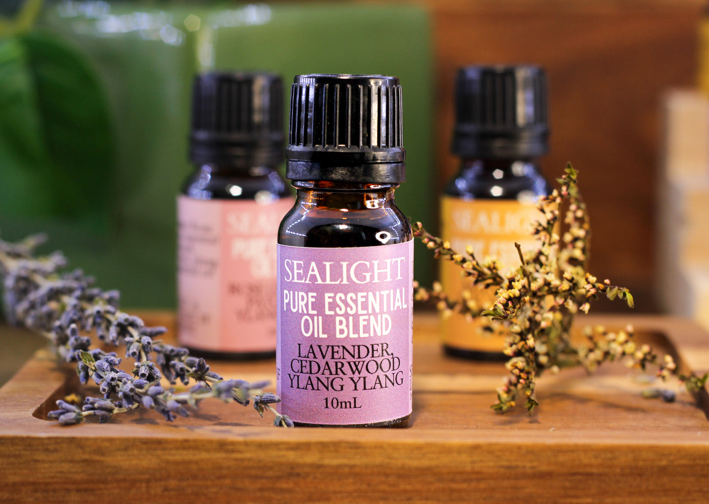 Lavender, Cedarwood, YlangYlang ~  100% Pure Plant Essential Oil
