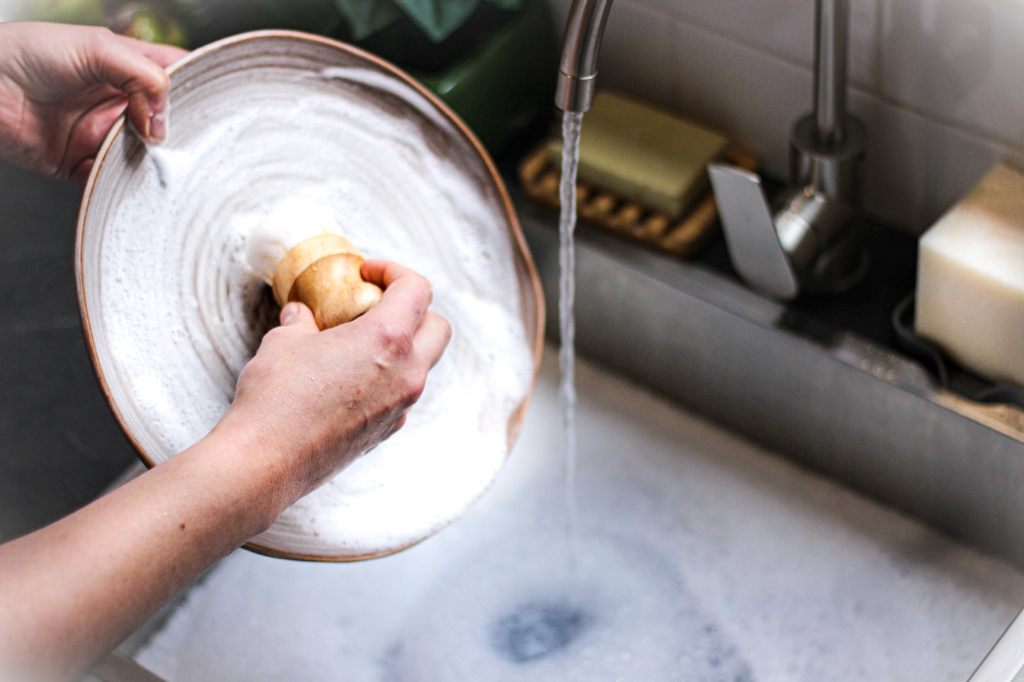 Dish Block - Big Block Dish Cube - Lemon & Grapefruit - Coconut Oil Dish Soap