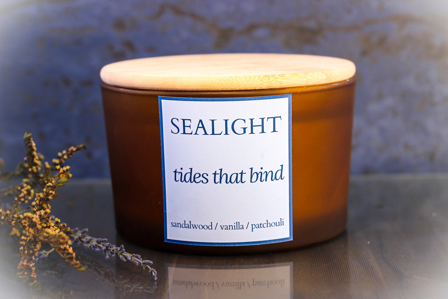 Amber Jar Candle - 100 hours - Soy Wax Candle