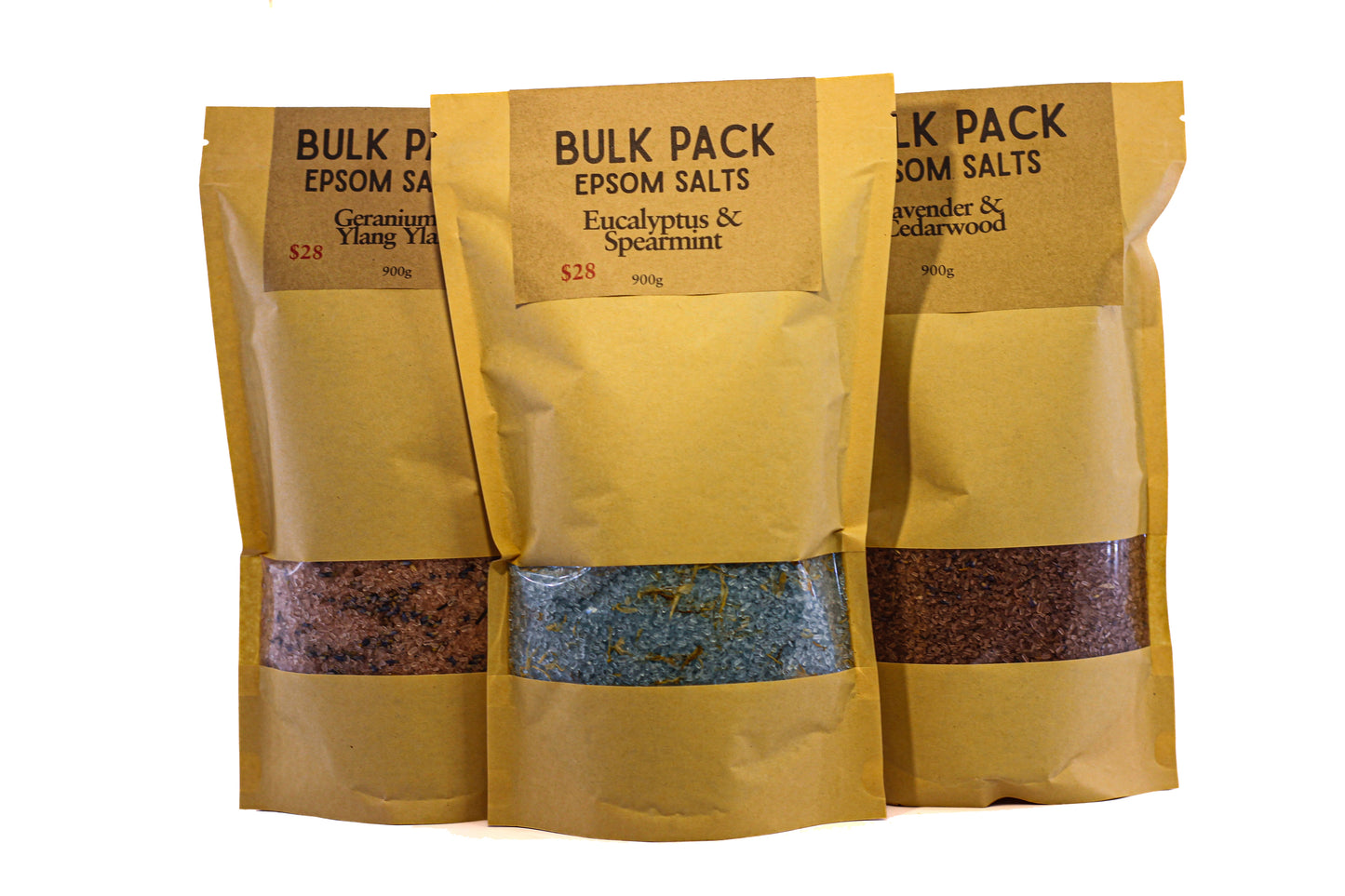 Bath Salts - BULK PACK - Epsom Salts & Essential oils