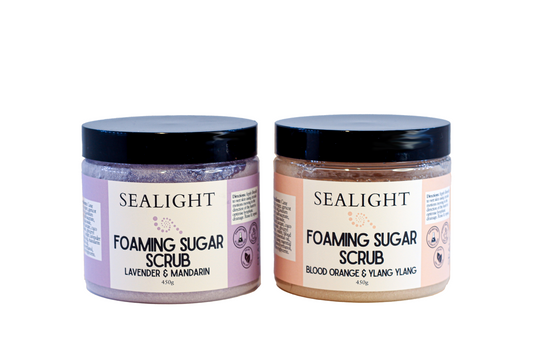 Foaming Sugar Scrub  XL Size ~ Pure Essential Oils ~ Pure Cane Sugar scrub