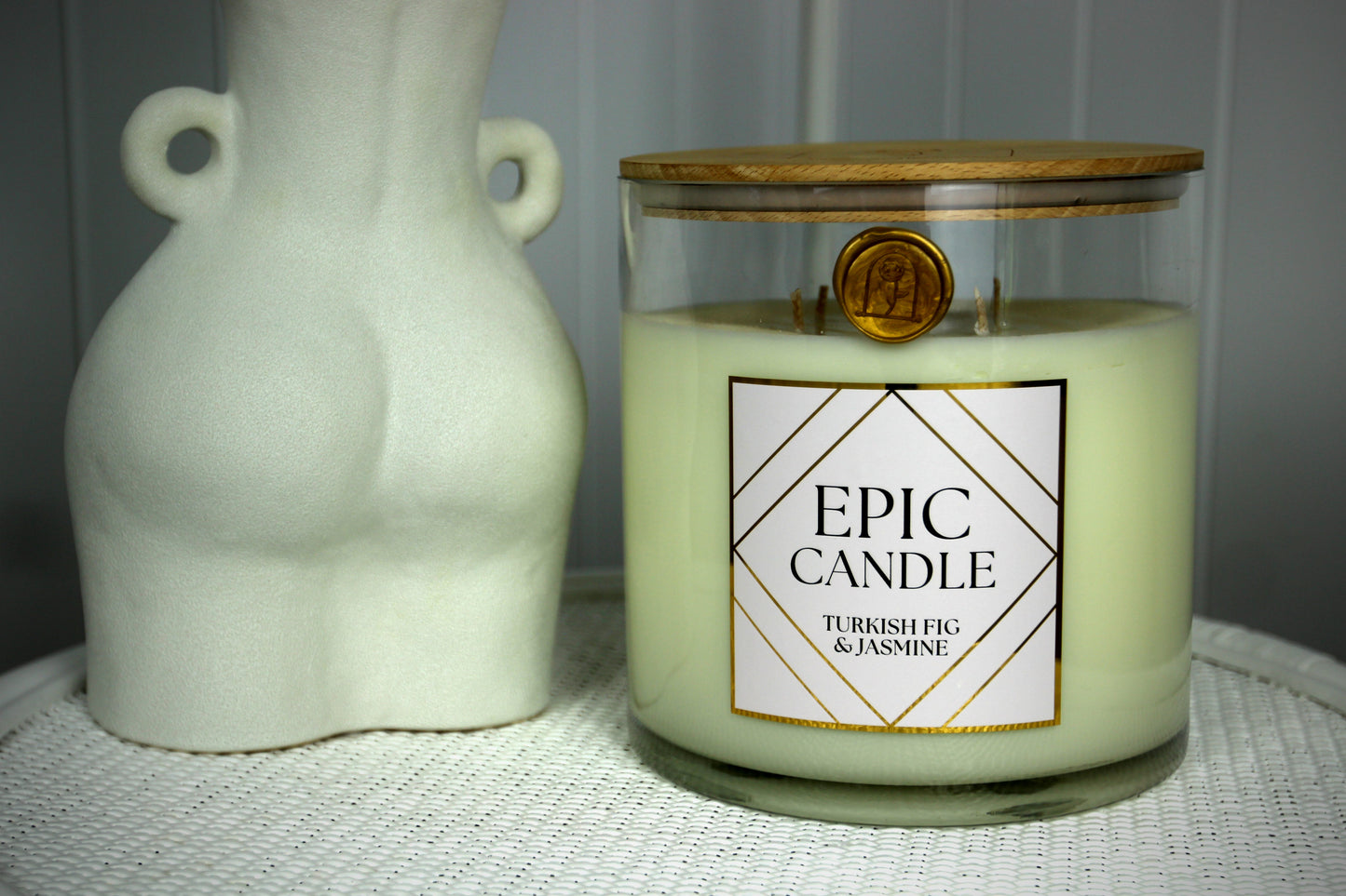 Oversized Candle, Extra Long Burning Candle, Giant Candle, XXL Candle, Fig, Jasmine, Epic Candle 