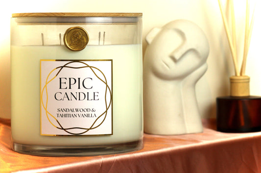Sandalwood & Tahitian Vanilla - EPIC Candle