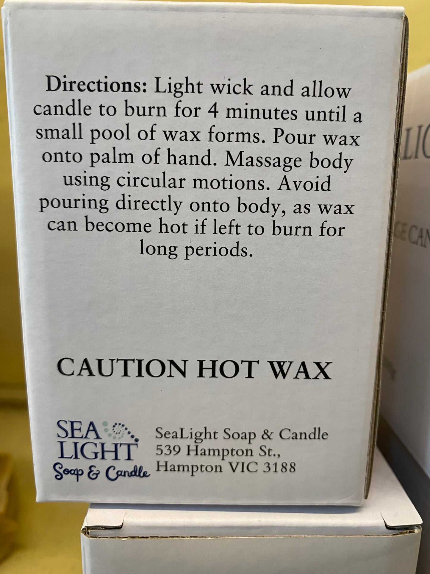 Massage Candle - Therapeutic Candle -  Body Therapy Candle