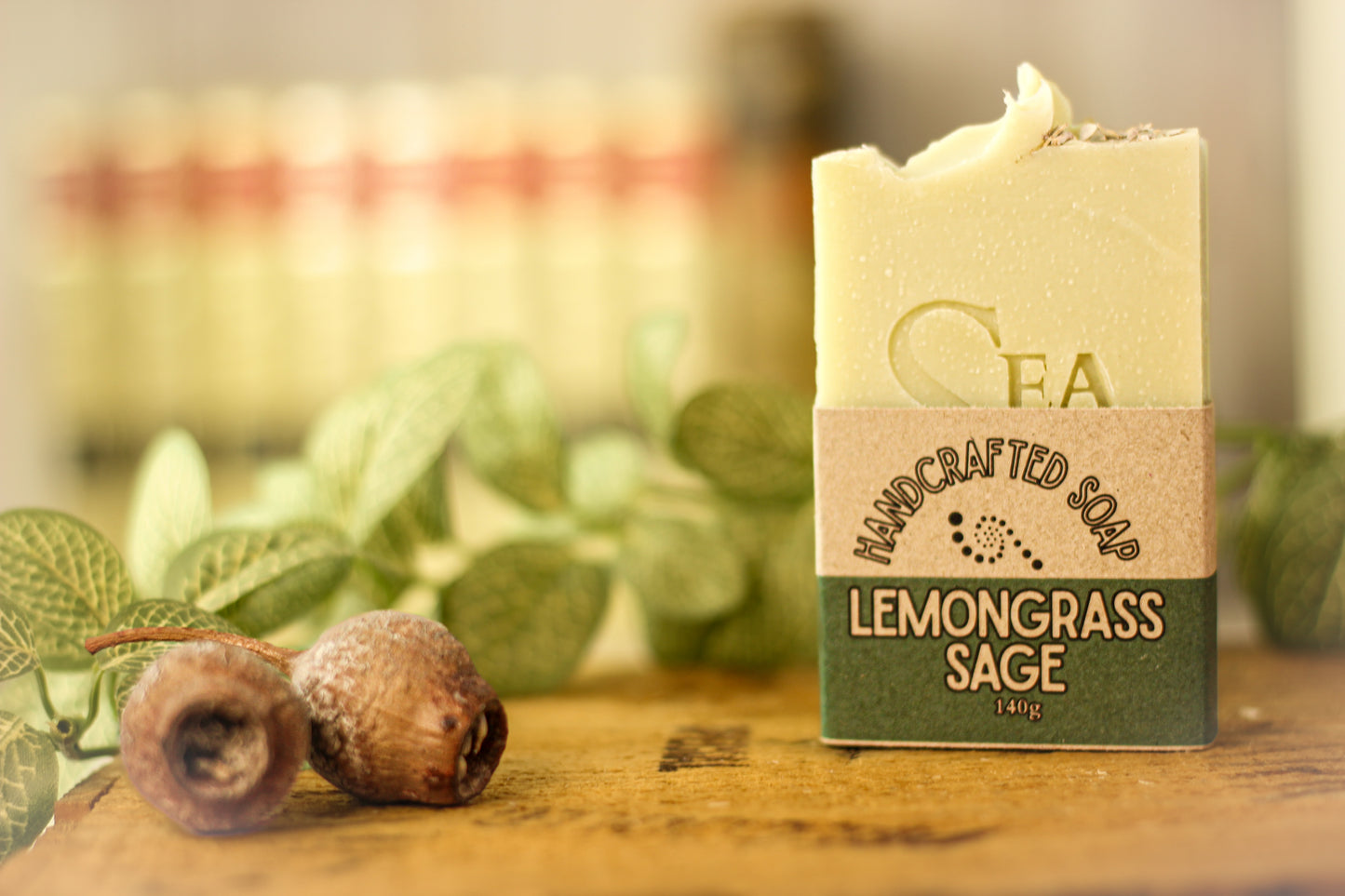Lemongrass Sage Soap ~ STRONG AROMA
