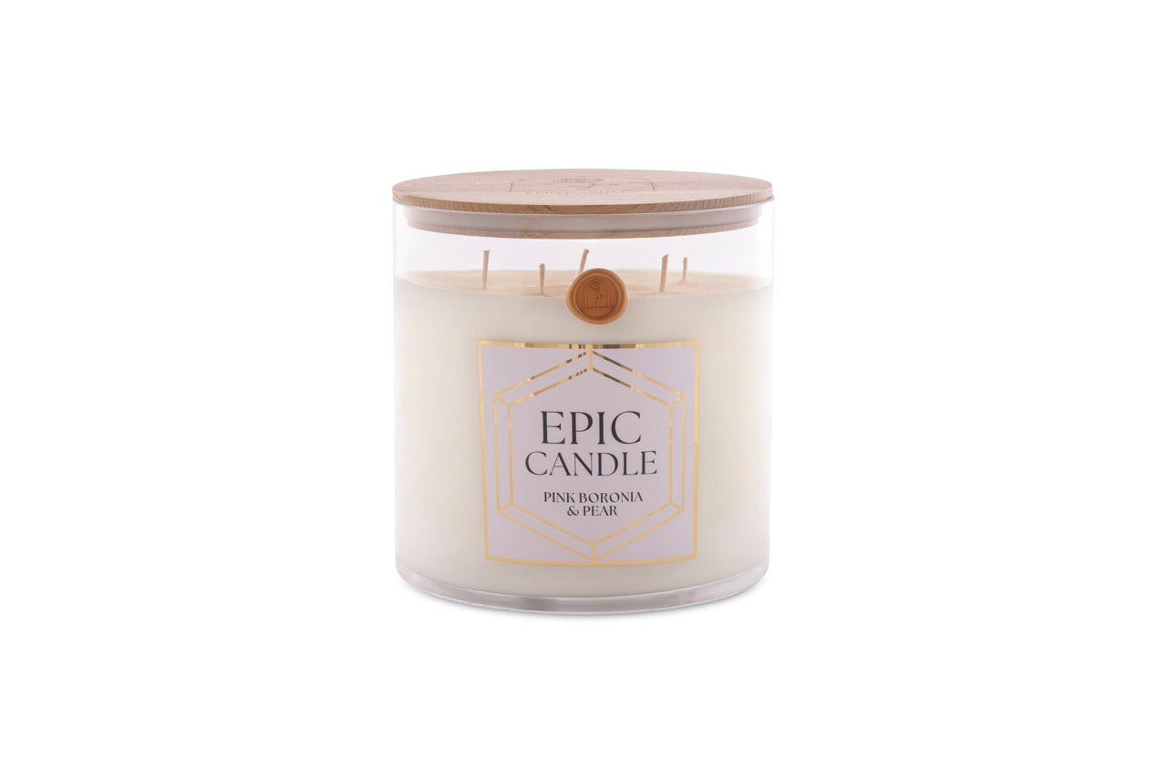 Pink Boronia & Pear - EPIC Candle