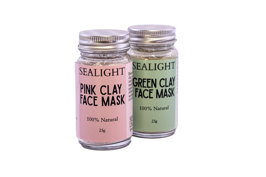 Clay Face Mask - Pink and Green Clay