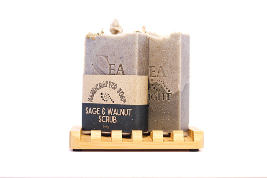 Sage & Walnut Scrub Bar Soap