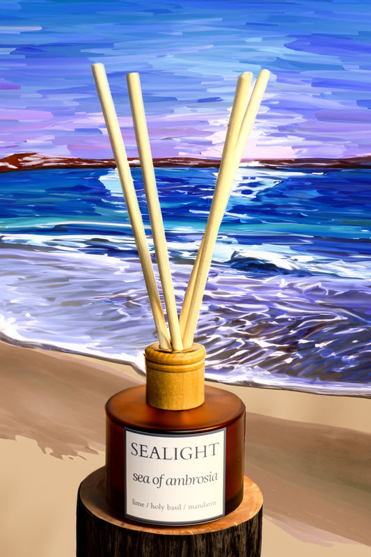 Lime, Basil & Mandarin - Fragrance Diffuser - Sea of Ambrosia