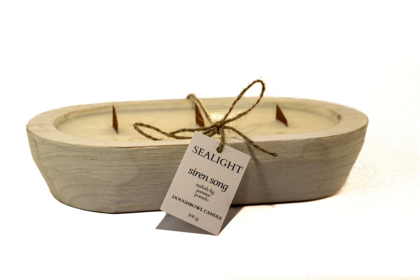 Doughbowl Candle - Turkish Fig & Jasmine - "Siren Song" - 80 Hours
