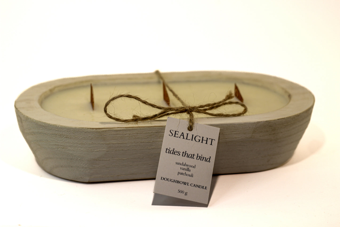 Doughbowl Candle - Vanilla Sandalwood - "Tides That Bind" - 80 Hours