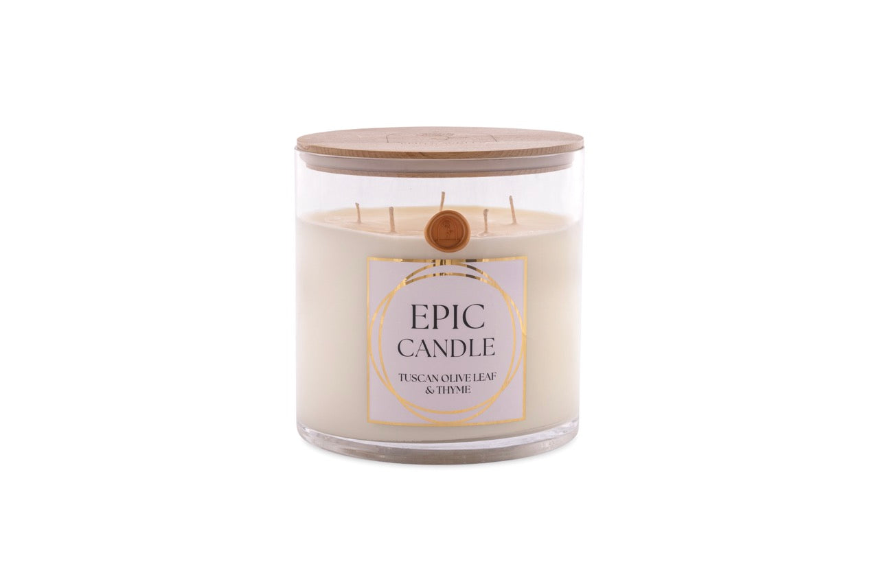 Tuscan Olive Leaf & Thyme - EPIC Candle