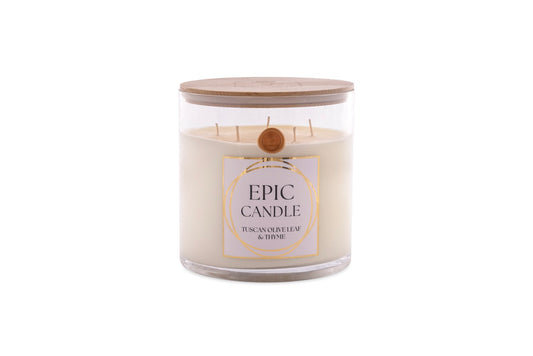 Tuscan Olive Leaf & Thyme - EPIC Candle