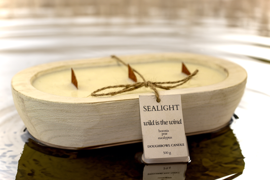 Doughbowl Candle - Pink Boronia & Pear - "Wild is the Wind" - 80 hours