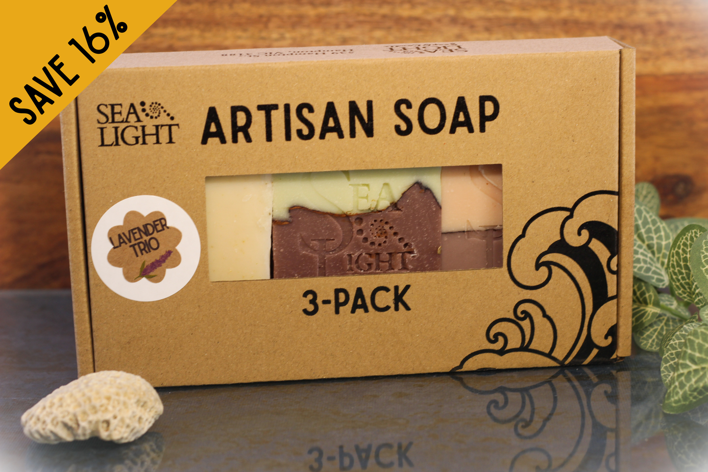 3-Pack of Artisan Soaps - Lavender Trio